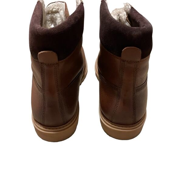 Modern Fiction Men's Casual Leather Cognac Brown Non Slip Boot Size 11 NEW - Picture 6 of 11